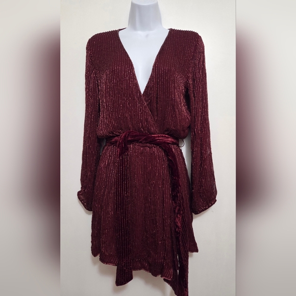 karina grimaldi beaded dress Gia Beaded Mini Dress main image 0